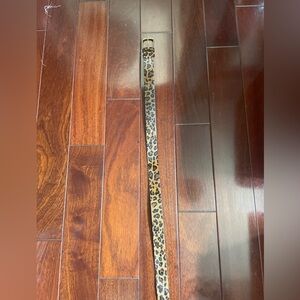 J Crew Leopard Belt